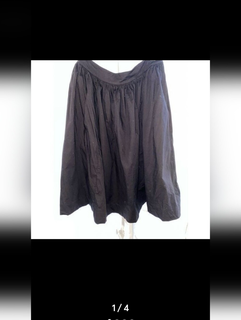 Kate Apade Black A Line Saturday Skirt Size 12